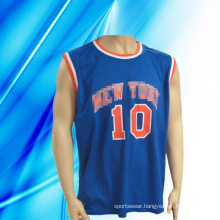 100% Polyester Man′s Sleeveless Basketball Wear